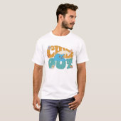 Chill Out Zomer Groovy T-shirt (Voorkant volledig)
