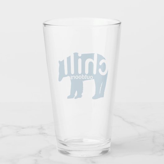 Chill Outdoor Beer Glas (Achterkant)