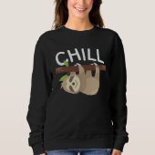 Chill Outfit Lazy Sloth  Relaxing Trui (Voorkant)