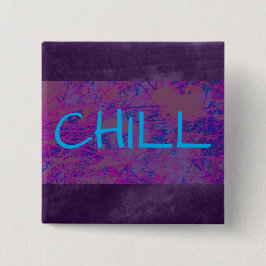 CHILL PAARSE DREAM VIERKANTE BUTTON 5,1 CM