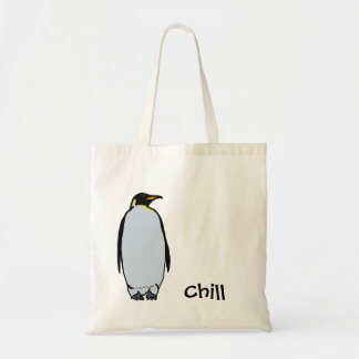 Chill Penguin Canvas tas