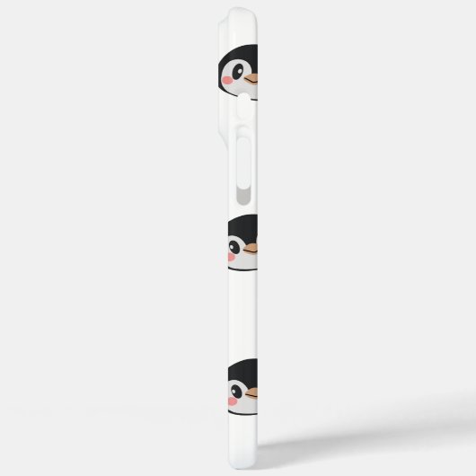 Chill Penguin Schattige & Cool iPhone / iPad case (Achterkant / Links)