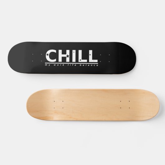 Chill Persoonlijk Skateboard (Horizontaal)