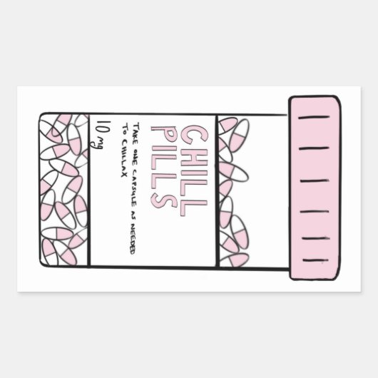 chill pil sticker (Voorkant)