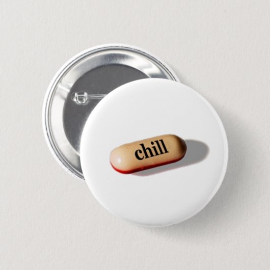 Chill Pill Button (Voorkant /achterkant)