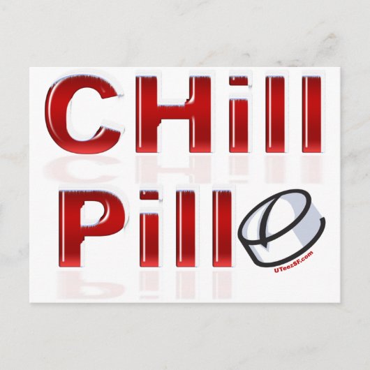 Chill Pill Funny PMS Briefkaart (Voorkant)