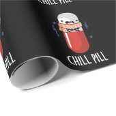 Chill Pill Grappig Bevriezen Medicijn Pun Cadeaupapier (Rol Hoek)