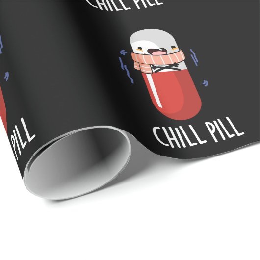 Chill Pill Grappig Bevriezen Medicijn Pun Cadeaupapier (Rol Hoek)
