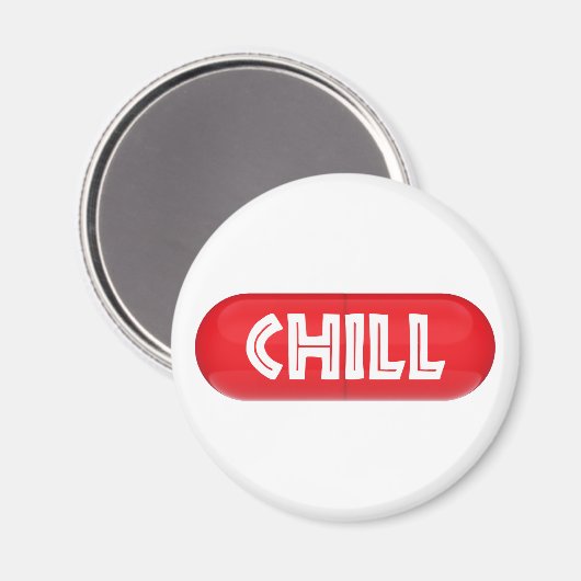 Chill Pill Magneet (Voorkant / Achterkant)