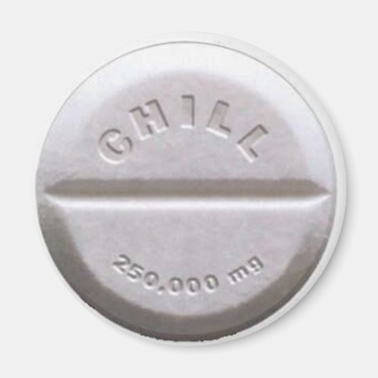 Chill Pill Magneet (Voorkant)