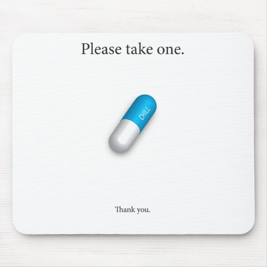 Chill Pill Muismat (Voorkant)