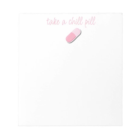 Chill Pill Notitieblok (Voorkant)