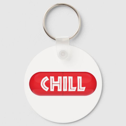 Chill Pill Sleutelhanger (Voorkant)