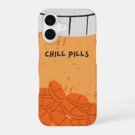 'Chill Pills' Medicijnfles Goede Vibes Humor iPhone 16 Hoesje