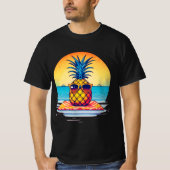 Chill Pineapple Summer Vibes Design, T-shirt (Voorkant)