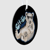Chill Polar Beer Ceramic Ornament (voorkant)