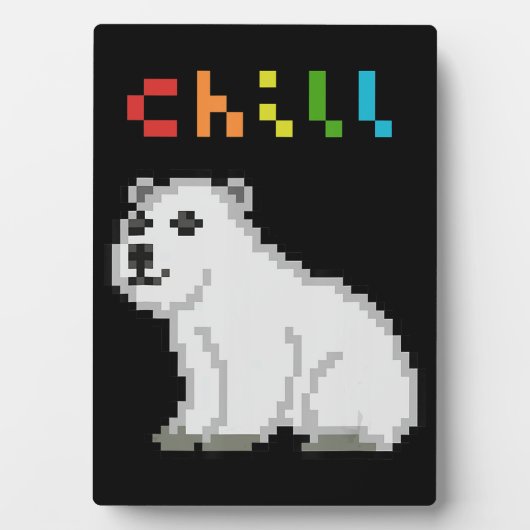 Chill Polar Beer Dierenvriend Fotoplaat (voorkant)