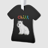 Chill Polar Beer Dierenvriend Ornament (voorkant)