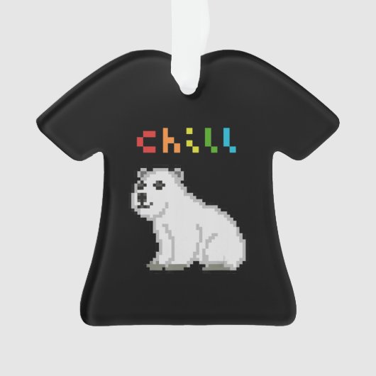 Chill Polar Beer Dierenvriend Ornament (voorkant)
