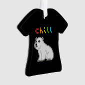Chill Polar Beer Dierenvriend Ornament (voorkant)
