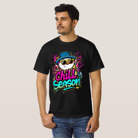 Chill Season – Relaxed Holiday Design T-shirt (Voorkant volledig)