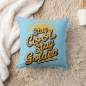 Chill & Shine - Blijf cool, blijf goud Kussen (Deken)