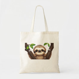 Chill Sloth Canvas tas – alleen Schattigee Slow Vi