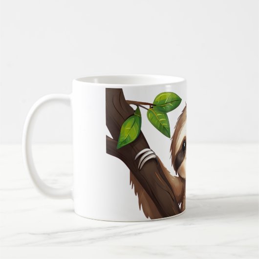 Chill Sloth Mok – Schattigee Anti-Hustle Coffee Cu (Links)