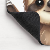 Chill Sloth Mousepad – Schattigee bureaustemming Muismat (Hoek)