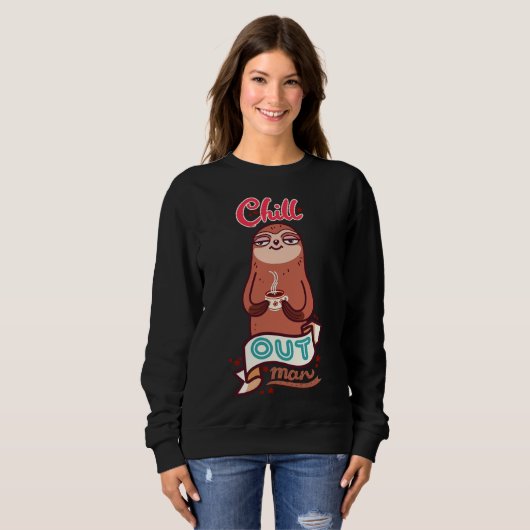 Chill Sloth Trui (Voorkant volledig)