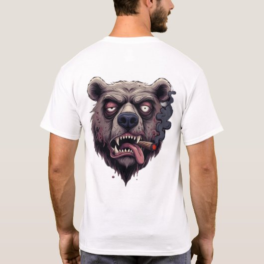 Chill Smokey Bear Vibes  T-shirt (Achterkant)