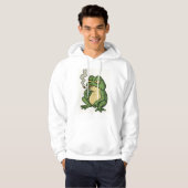 Chill Smoking Frog Hoodie (Voorkant volledig)
