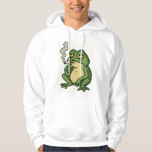 Chill Smoking Frog Hoodie