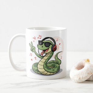 Chill Snake Tunes Funny Mugs & Cups Ontwerp Koffiemok