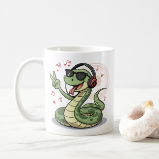 Chill Snake Tunes Funny Mugs & Cups Ontwerp Koffiemok