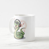Chill Snake Tunes Funny Mugs & Cups Ontwerp Koffiemok (Voorkant links)