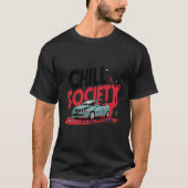 Chill Society Grappige autoreparatie kapotte voert T-shirt (Voorkant)