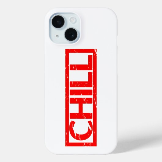 Chill Stamp Case-Mate iPhone Case (Achterkant)