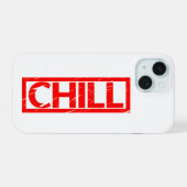 Chill Stamp iPhone 15 Case (Achterkant horizontaal)