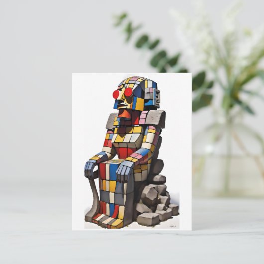 Chill Summer Briefkaart (Staand voorkant)