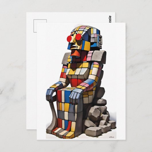 Chill Summer Briefkaart (Voorkant / Achterkant)