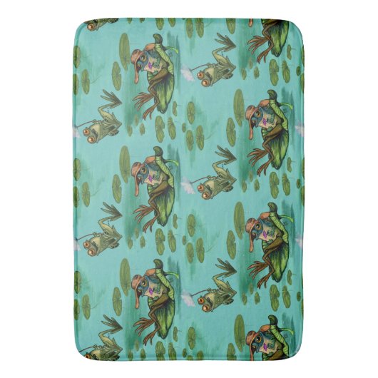 Chill Summer Frogs Badmat (Voorkant Verticaal)