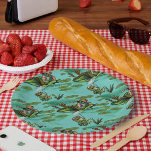 Chill Summer Frogs Papieren Bordje