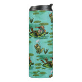 Chill Summer Frogs Thermosbeker (Gedraaid links)