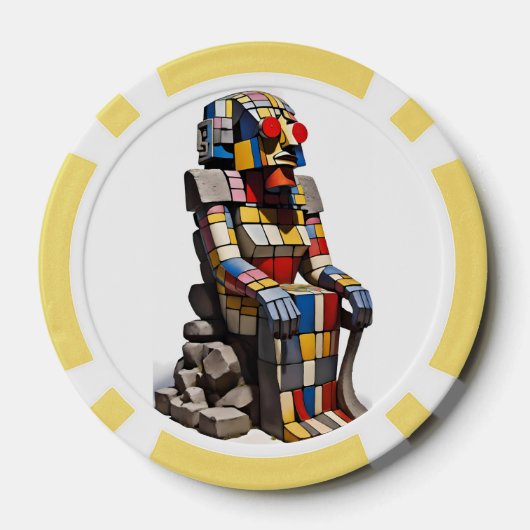 Chill Summer Poker Chips (Achterkant)