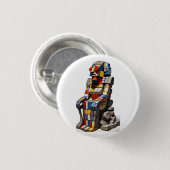 Chill Summer Ronde Button 3,2 Cm (Voorkant /achterkant)
