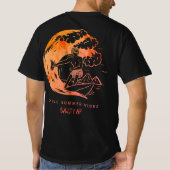 Chill Summer Vibes Fire van Salty AF T-shirt (Achterkant)