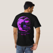 Chill Summer Vibes Paarse van Salty AF T-shirt (Achterkant volledig)