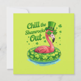 Chill The Shamrocks Out Funny  St Patrick’s Day Kaart