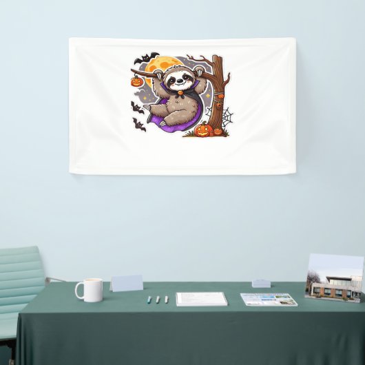 Chill Thrills Halloween Luiaard Oversized T-shirt Spandoek (Beurs)